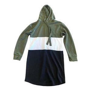 Long Sleeve Hooded Dress